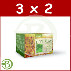 Pack 3x2 Depurlax Cha 25 Filtros Dietmed