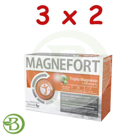 Pack 3x2 Magnefort 30 Comprimidos Dietmed