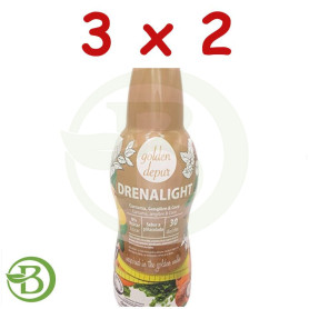 Pack 3x2 Drenalight Golden Depur 600Ml. Dietmed