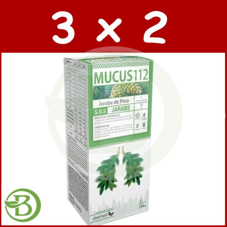 Pack 3x2 Mucus 112 150Ml. Dietmed
