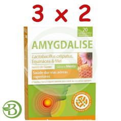 Pack 3x2 Amygdalise 20 comprimés à croquer Dietmed