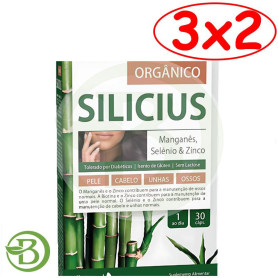 Pack 3x2 Silicius Orgánico 30 Cápsulas Dietmed