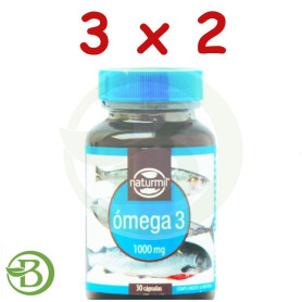 Pack 3x2 Omega 3 1000Mg. 30 Cápsulas Naturmil