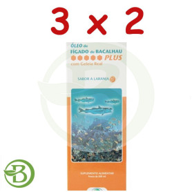 Pack 3x2 Aceite de Hígado de Bacalao Plus 500Ml. Naturmil