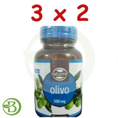 Pack 3x2 Olive 500mg. 60 comprimés Naturmil
