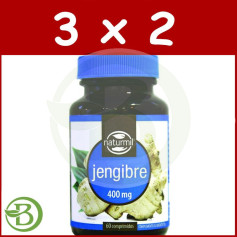 Pack 3x2 Jengibre 400Mg. 60 Comprimidos Naturmil