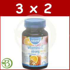 Pack 3x2 Vitamine C Forte 1000 mg 60 comprimés Naturmil