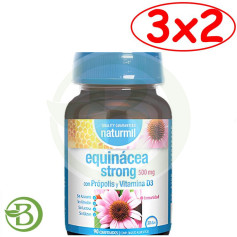 Pack 3x2 Échinacée Forte 500 mg 90 comprimés Naturmil