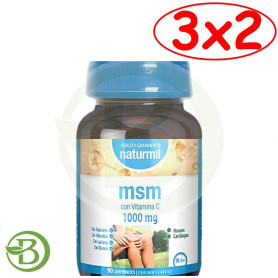 Pack 3x2 Msm 1000Mg 90 Comprimidos Naturmil