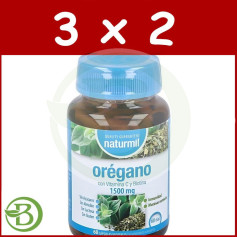 Pack 3x2 Complexe d&#39;Origan 1500Mg 60 Capsules Naturmil