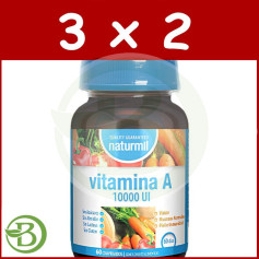 Pack 3x2 Vitamina a 10.000Ui 60 Comprimidos Naturmil