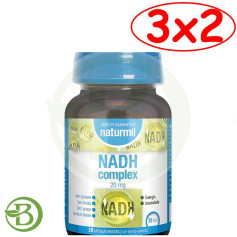 Pack 3x2 Nadh Complex 20Mg 30 Cápsulas Vegetales Naturmil