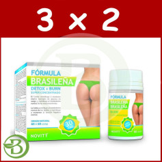 Pack 3x2 Formule Brésilienne 60 + 60 Comprimés Novity - Dietmed