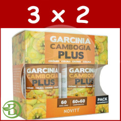 Pack 3x2 Garcinia Cambogia Plus 60+60 Comprimidos Novity