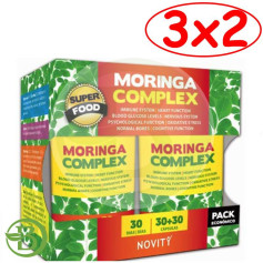 Pack 3x2 Moringa Complex 30 + 30 Cápsulas Novity
