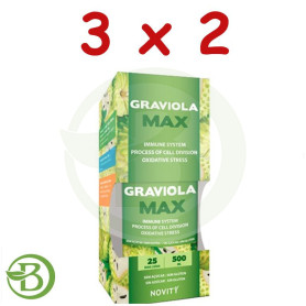 Pack 3x2 Graviola Max 500Ml. Novity