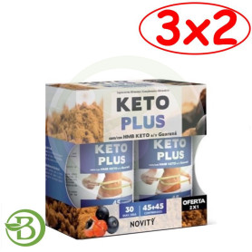 Pack 3x2 Keto Plus 45+45 Comprimidos Novity