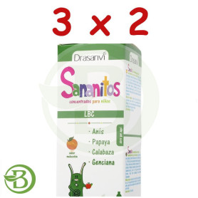 Pack 3x2 Sananitos LBC 150Ml. Drasanvi