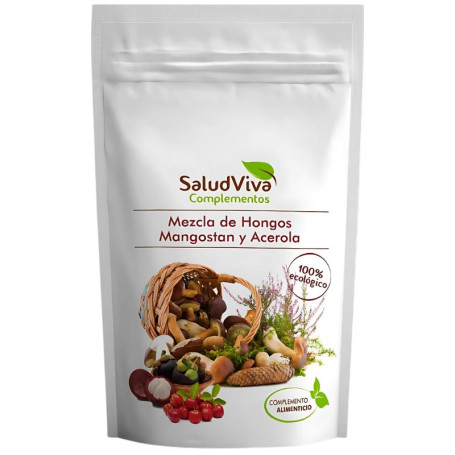 Mélange de champignons et de mangoustan bio 125 g Salud Viva
