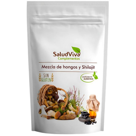 Mélange de champignons et shilajit 125G Salud Viva