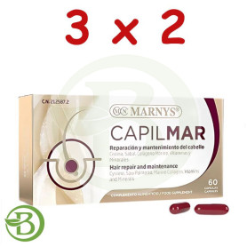 Pack 3x2 Capilmar 60 Capsulas Marnys
