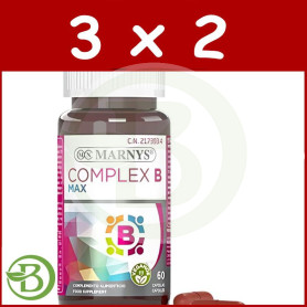 Pack 3x2 Complex B Max 60 Cápsulas Marnys