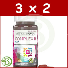 Pack 3x2 Complexe B Max 60 Capsules Marnys