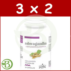 Pack 3x2 Aswagandha 60 Gélules Jellybell