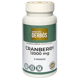 Canneberge 12 000 mg, 60 gélules végétales Derbós