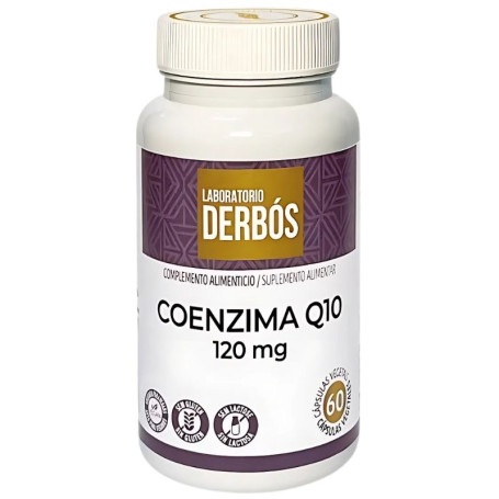 Coenzyme Q10 120 mg, 60 gélules végétales Derbós