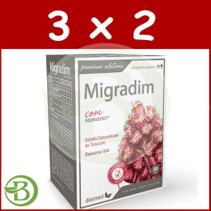 Pack 3x2 Migradim 60 Gélules Dietmed