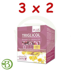 Pack 3x2 Triglicol Plus 60 Cápsulas Dietmed