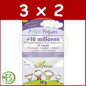 Pack 3x2 P-Max Peques 20Gr Sura Vitasan