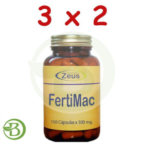 Pack 3x2 Fertimac 150 Cápsulas Zeus
