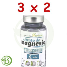 Pack 3x2 Citrate de Magnésium 30 Gélules Pinisan