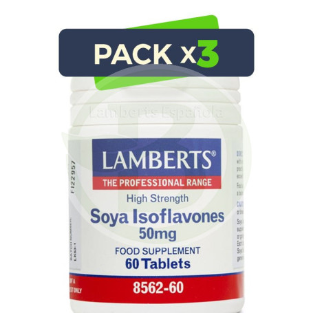 Pack 3x Isoflavonas de Soja Lamberts