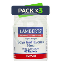 Pack 3x Isoflavones de soja Lamberts