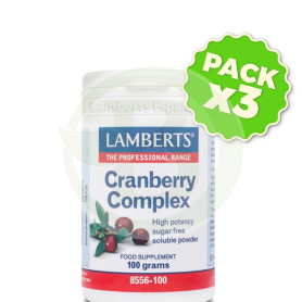 Pack 3x Complejo de Arándano con FOS y Vitamina C Lamberts