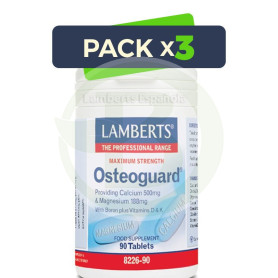 Pack 3x OsteoGuard 90 Tabletas Lamberts