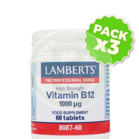Pack 3x VITAMINA B12 1000Mg. LAMBERTS
