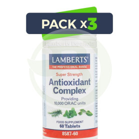 Pack 3x Complejo de Antioxidantes Alta Potencia Lamberts