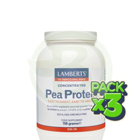 Pack 3x Pea Protein (Proteina de Guisantes) Lamberts