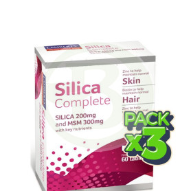 Pack 3x Silica Complete 60 Cápsulas Lamberts