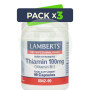 Pack 3x Vitamina B1 (Tiamina) Lamberts