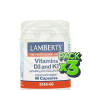 Pack 3x Vitamina D3 y K2 60 Cápsulas Lamberts