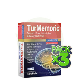 Pack 3x Turmemoric 60 Tabletas Lamberts