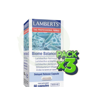 Pack 3x Biome Balance 60 Capsulas Lamberts