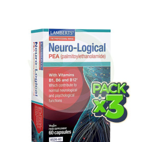 Pack 3x Neuro-Logical 60 Cápsulas Lamberts