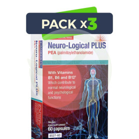 Pack 3x Neuro-Logical Plus 60 Cápsulas Lamberts