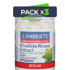 Pack 3x Rhodiola Rosea 1466Mg 60 Comprimés Lamberts